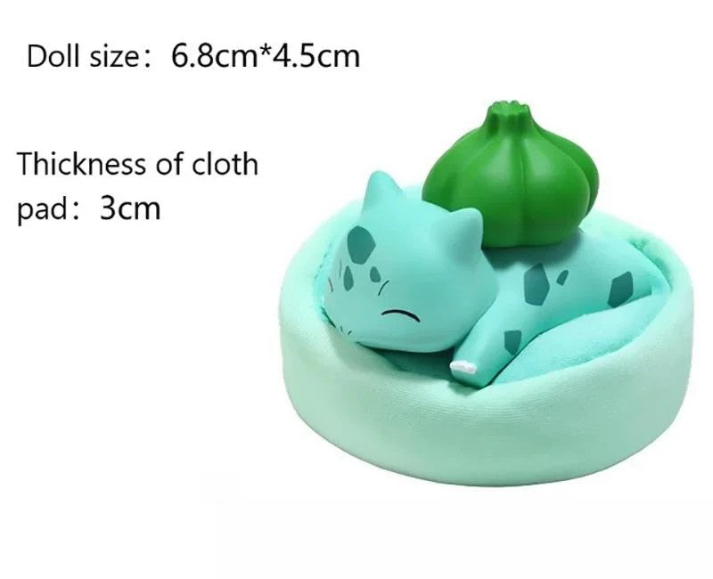Pokemon Anime Pikachu Eevee Presente de Bolso Série Sonho Estrelado Pokémon Bonecos de Ação Bulbasaur Snorlax Modelo de Monstro Enfeites de Brinquedo