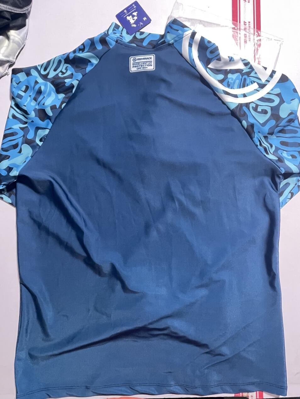 New Summer Men's Rashguard Long Sleeve Surfing Shirts Sunscreen Lycra Fabric Surf Sweatshirt UV Protection RightTrack Swimwear