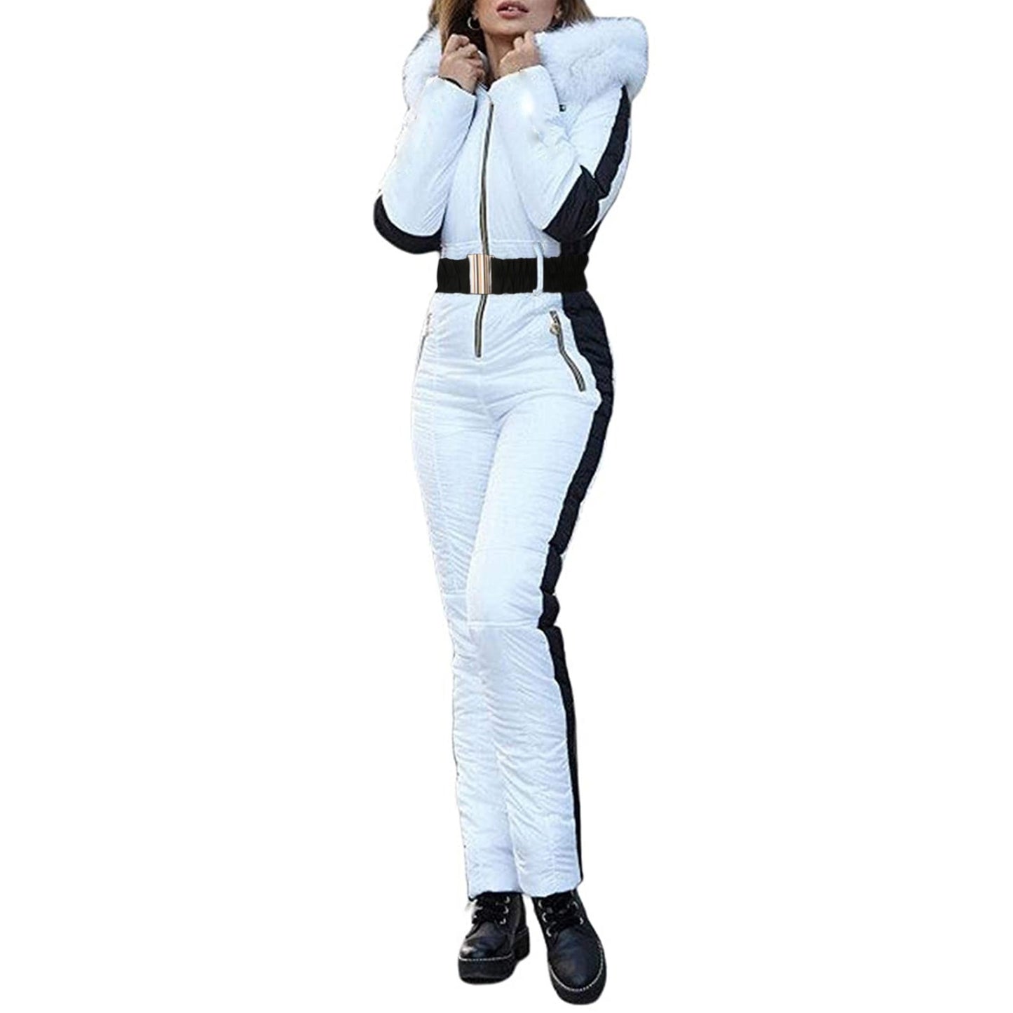 Women'S Winter Jackets Parkas 2024 Women'S Winter Outdoor Sports Jumpsuit ' With Removable Outdoor Sports Soft ??????? ???????