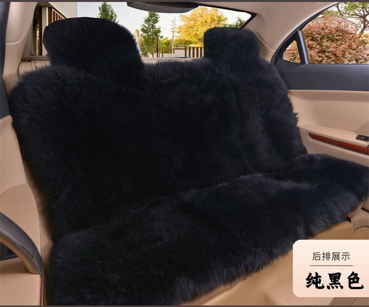 1 Peça Quente Pelúcia Capas de Assento de Carro Universal Longa Lã de Pelo Capa de Assento Dianteiro de Carro Protetor Almofada Tapete para Acessórios de Carro Almofada de Assento de Carro