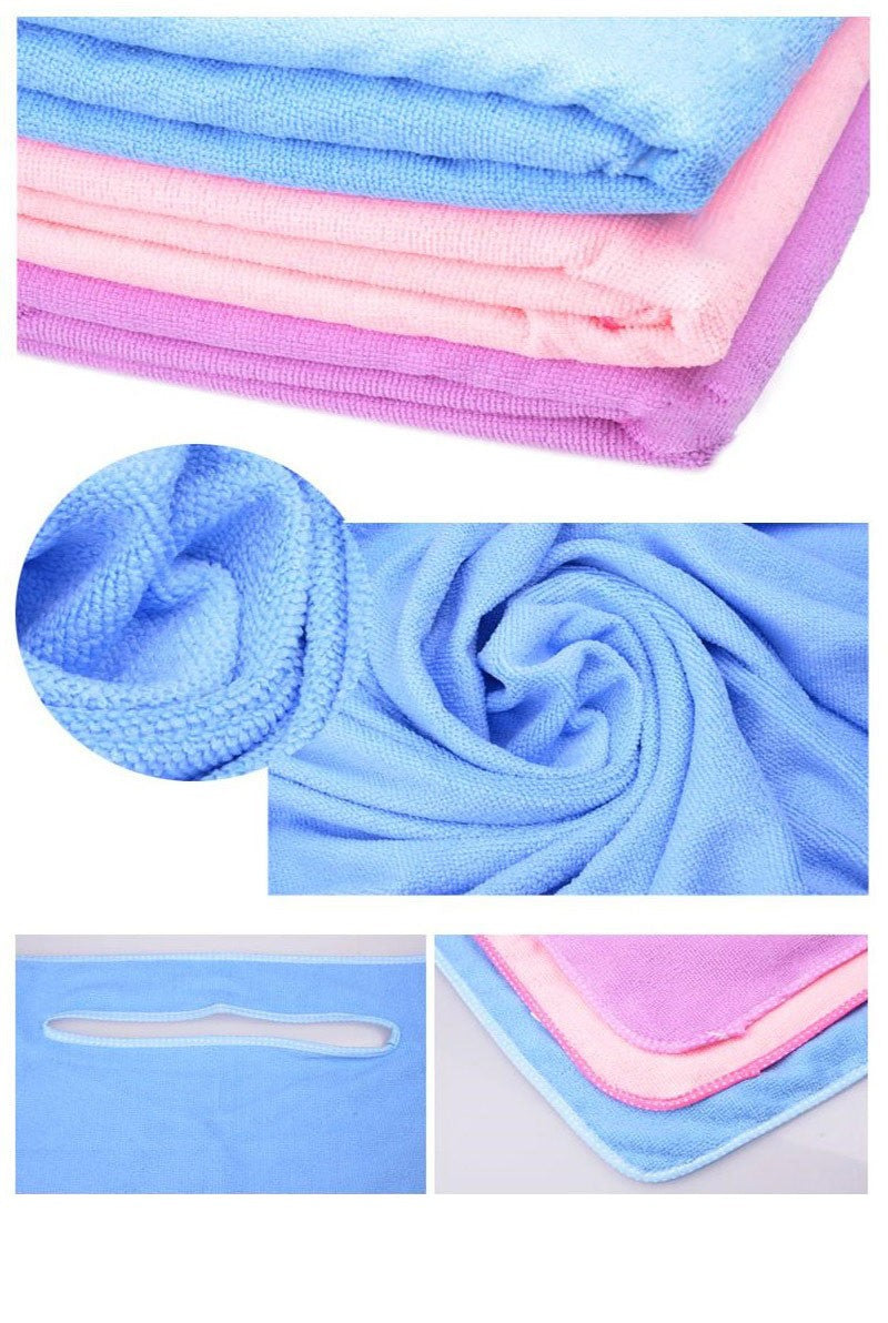 Women Wearable Robes Bath Towel For Bath and Sauna Beach Spa Towels Bathroom Home Textile Lady Bathrobe Microfiber Fast Drying
