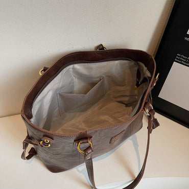 2025 New Light Luxury Niche Popular Large-capacity Commuting Versatile Shoulder Bag Casual High-end Tote Bag Women