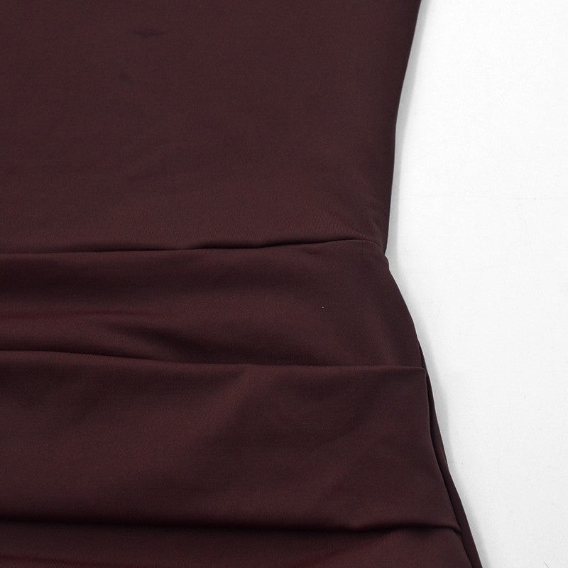 Sexy Mini Dress Women Summer Solid Fashion V-neck Backless Sleeveless Bodycon Ha