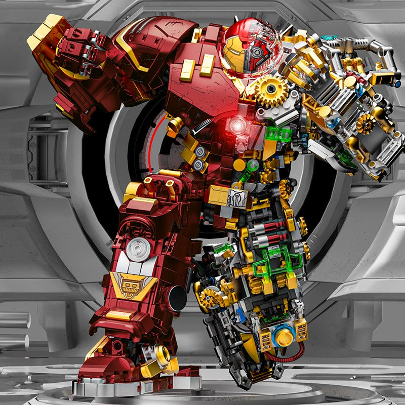 2700+ peças Blocos Iron Heroes Bonecos de Ação Mark Building Sets Buster Mech Brinquedos de Montar DIY Colecionáveis para Meninos Adultos Crianças Presentes