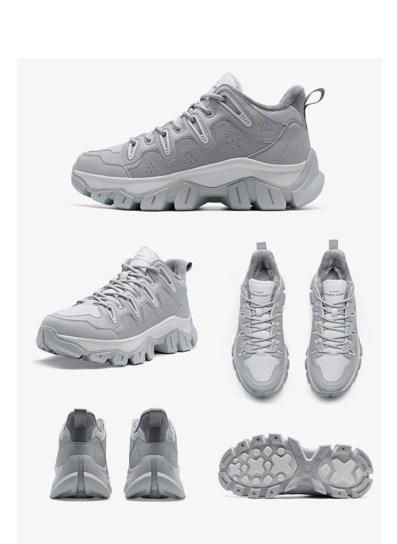 Xtep Chuanxing lite Cotton Shoes For Men 2024 Autumn Comfortable Casual Shoes Trendy Retro Soft Sneakers 876319370006