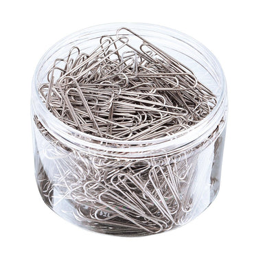 300pcs small size paper clips for office, school and personal use