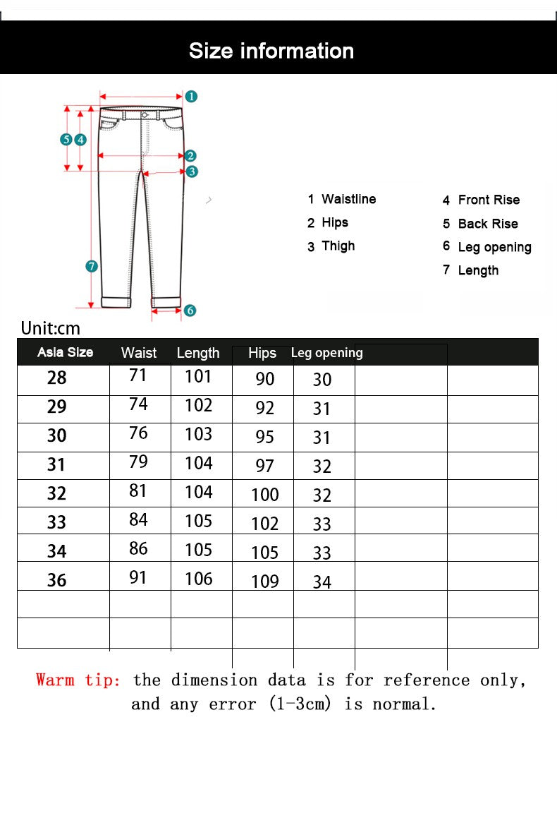 2024 Men's Fashion and Casual New Four Seasons Lightweight Long Pants Men's denim pants Straight leg pants Elastic jeans