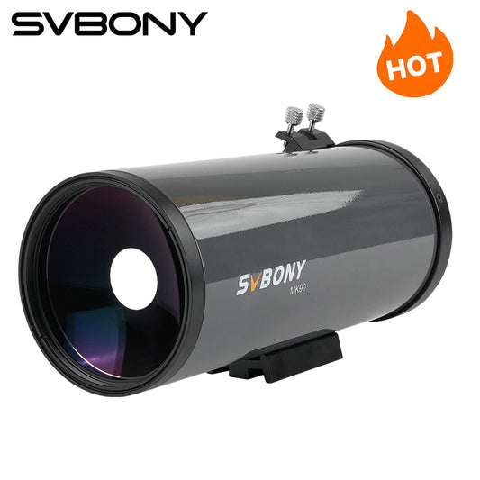 Svbony MK90 Maksutov-Cassegrain Telescope 90mm Aperture, Portable Grab-and-Go , Ideal for Lunar,Planetary Observations