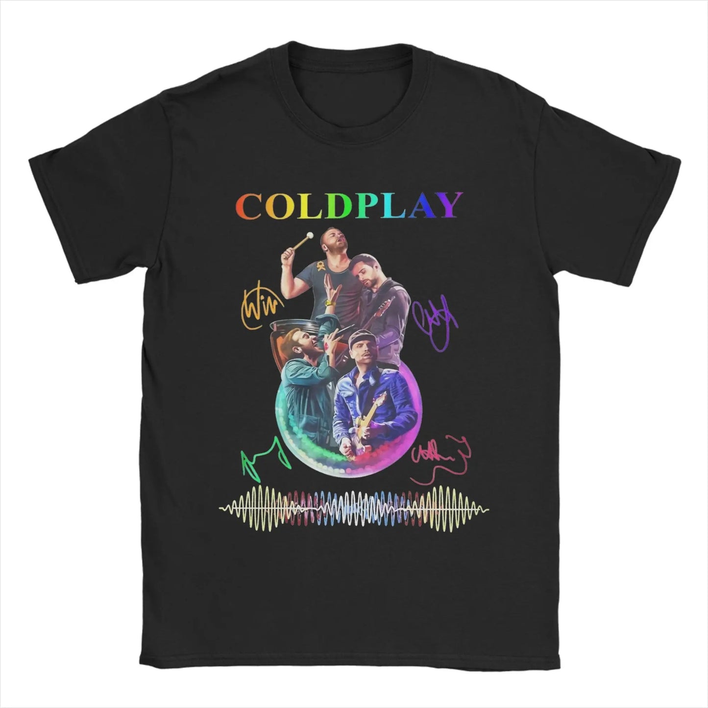 Cold-playED Graphic Printing T Shirt Men Women 2025 Tour 100% Tee Shirt Clothes