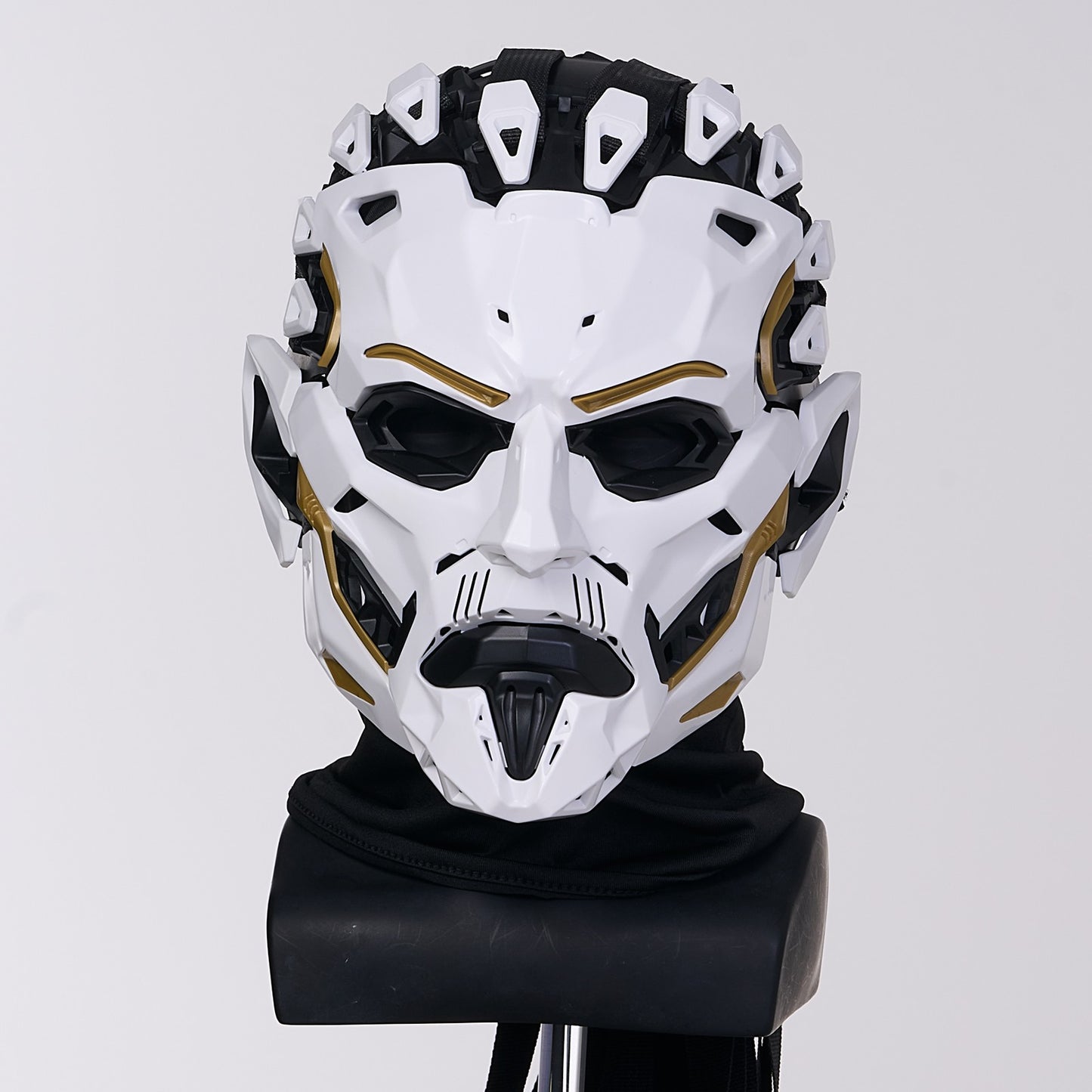 JAUPTO Punk Witcher Mask Halloween Costume Prop Face Mask for Parties Quality Assurance Cosplay Accessory