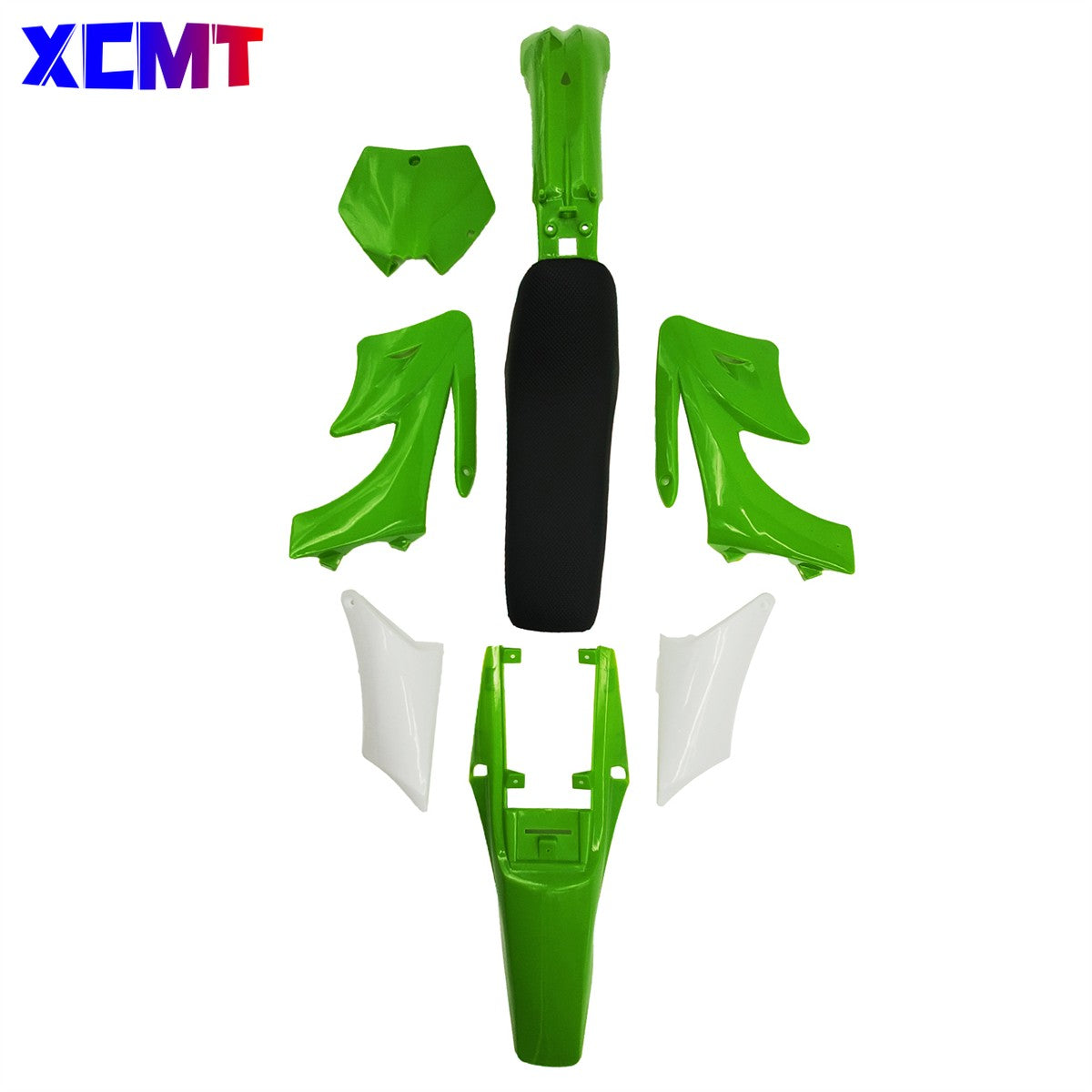 7 Cores Moto Apollo Infantil Bicicleta de Trilha Minimoto Acessórios Plásticos Carenagem Para-lamas Assento Almofada Kit Carroceria