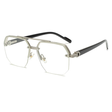 New Fashion Sunglasses Cool Men Vintage Brand Design Metal Square Sun Glasses Women Shades UV400 Oculos De Sol