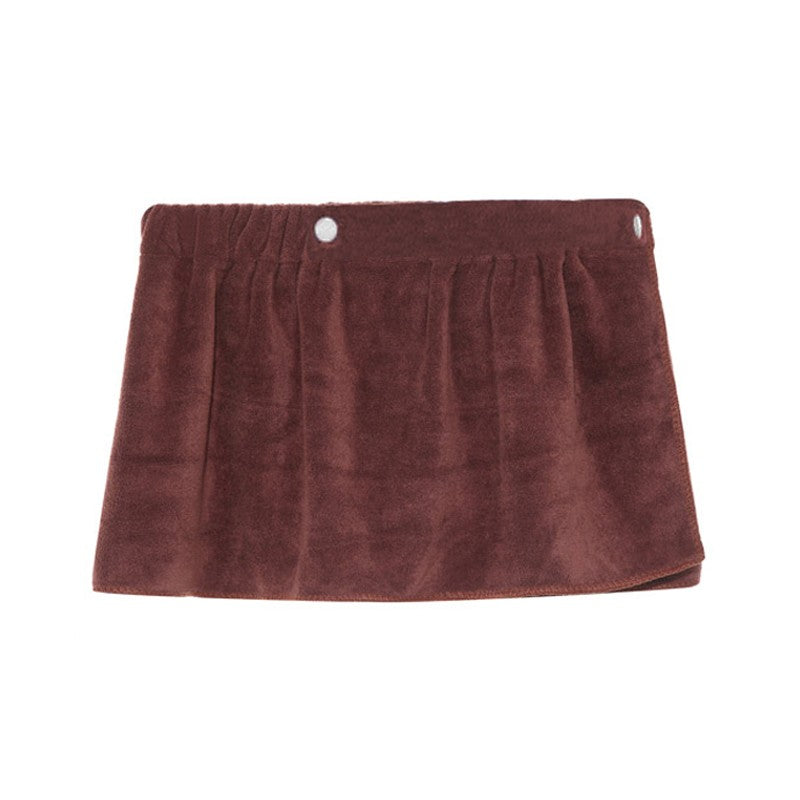 Sexy Sleep Bottoms Man Microfiber Pajamas Men Nightwear Short towel Pants Side Split Bathrobe Culottes Soft Thick