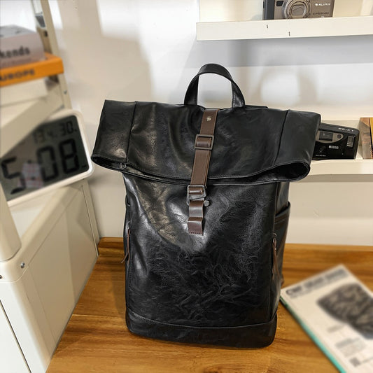 Advanced Retro Backpack for Men, Fashionable and Versatile, Trendy Brand Casual Backpack, Computer Travel Backpack