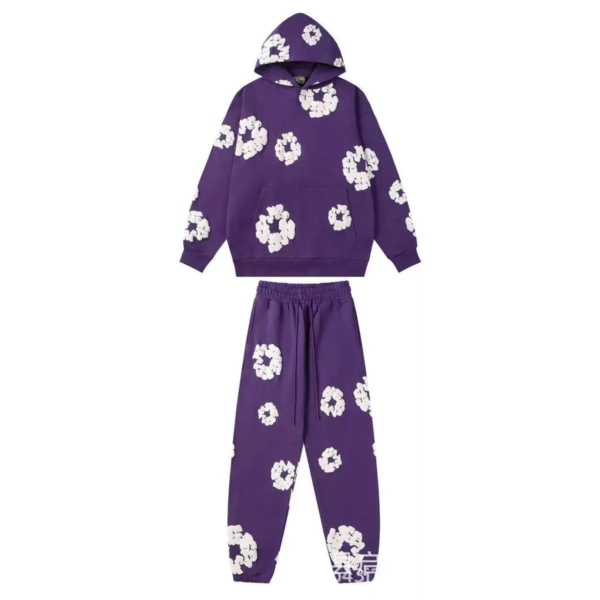 DENIM TEARS brand hot selling new fashionable foam cotton printed hoodie, European and American fashionable men's sports suit