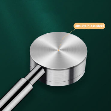 SUS 304 Stainless Steel Bathroom Handheld Shower Head High Pressure Water Saving Sprayer Nozzle Supercharged Rainfall Showerhead