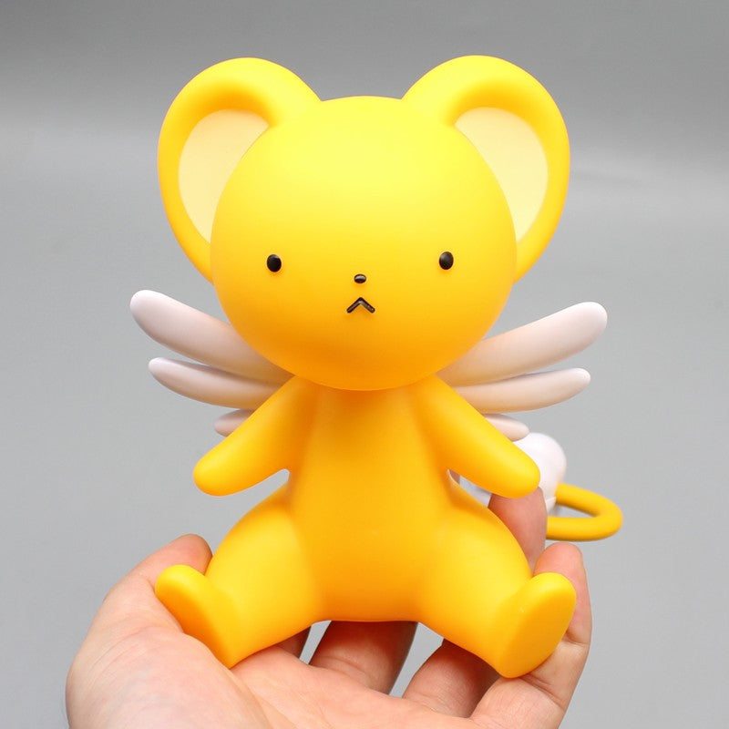14cm Card Captor Sakura Cerberus E Spinel Sun Anime Action Figure Modelo Estátua Coleção Decoração de Mesa Enfeite Brinquedo de Presente
