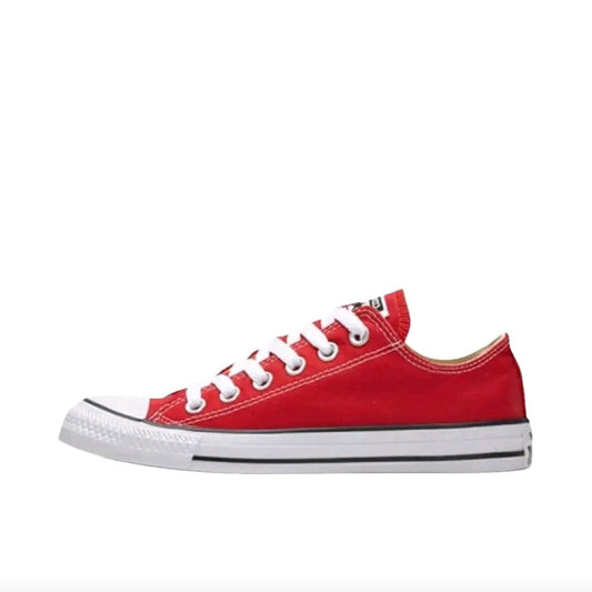 Converse Chuck Taylor All Star Men's and Women's Skateboarding Shoes, Impact Resistance, Durable, Daily Sneakers, Red
