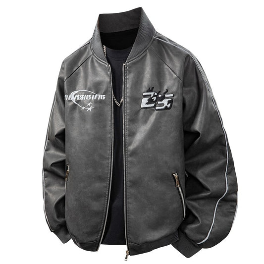 Leather Jacket Men Suede Coats Black Oversized 6XL 7XL 8XL Plus Size Street Motorcycle Autumn Hip Hop Brand Waterproof Autumn