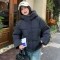 Korean Winter Women Black Beige Hood Zipper Down Jacket Ladies Blue Single Breasted Short Warm Thick Bread Coat Streetwear Trend