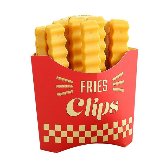 12 unidades de clipe selador para batatas fritas, ímã de geladeira, clipe selador para lanches, clipe pequeno para alimentos, clipe para saco plástico de cozinha, tira seladora de temperos
