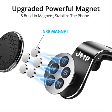 Magnetic Car Phone Holder Air Vent Clip Mount For Jeep Renegade Compass Grand Cherokee Wrangler jk Gladiator Car Accessories