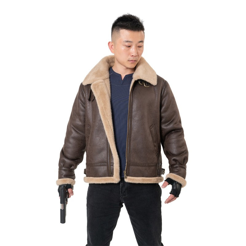 Game Biohazard Resident Remake Leon Scott Kennedy Cosplay Costumes Faux Leather Jacket Role Play Coat For Man