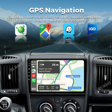 Android 15 Car Radio For Fiat Ducato Peugeot Boxer Citroen Jumper 2006 -2022 Wireless Carplay multimedia Android Auto 4G