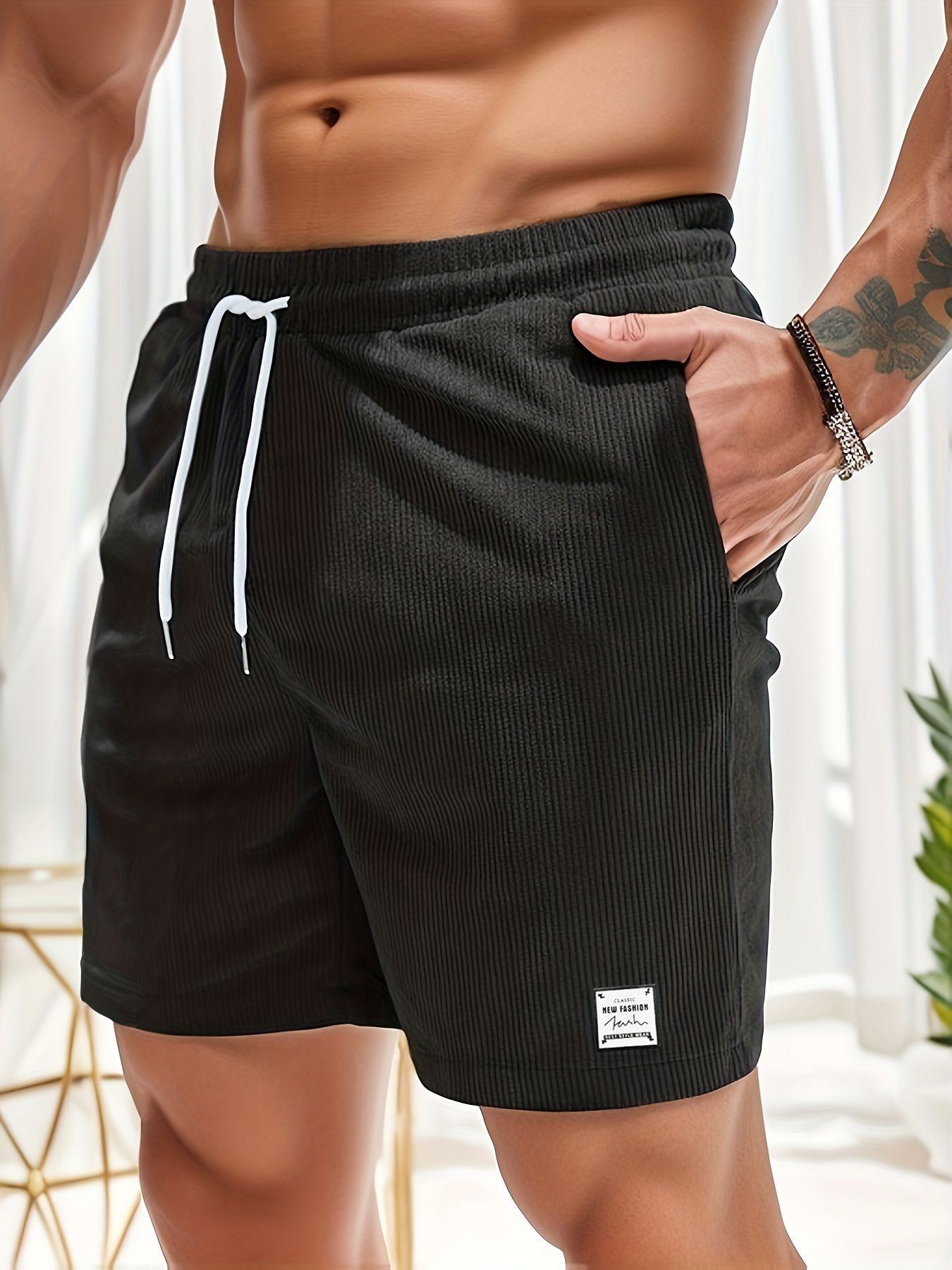 Summer New Arrival Sports Short Men New Comfortable Elastic Waist Clothing Male Breathable Short Trousers?Casual Shorts for  Men