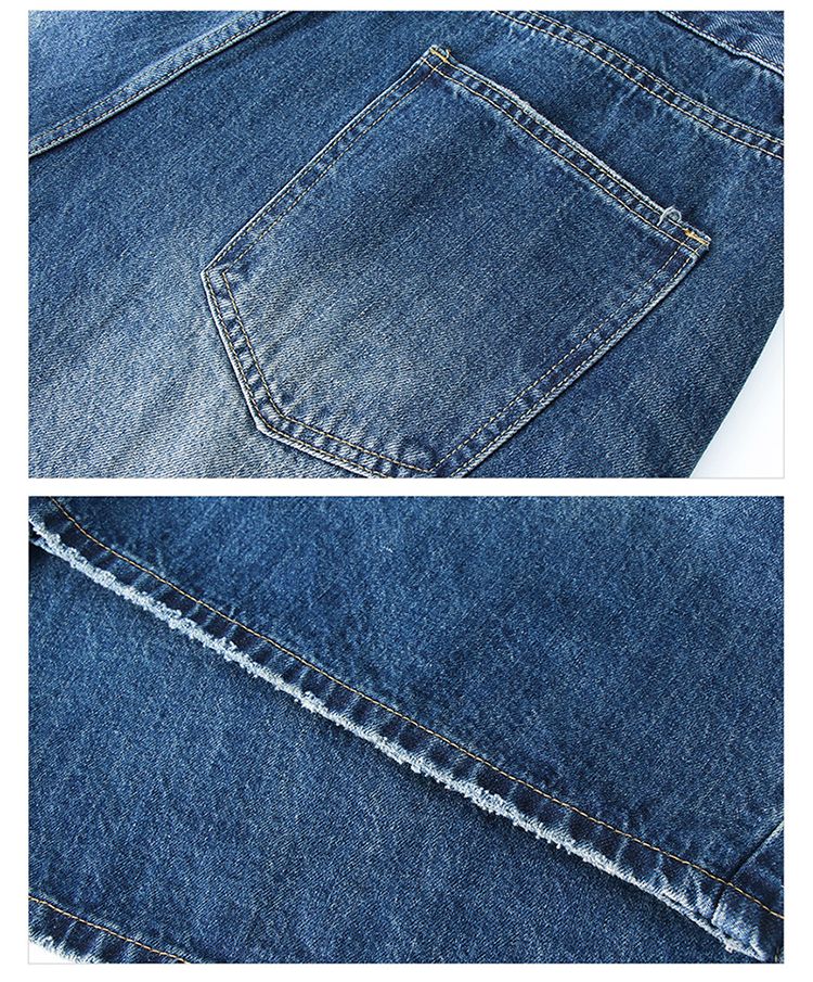 Men's Jeans American Style Vintage Loose Fit Wide Leg Straight Leg Denim Shorts Fashion Design Summer Y2k Gothic Washed Shorts