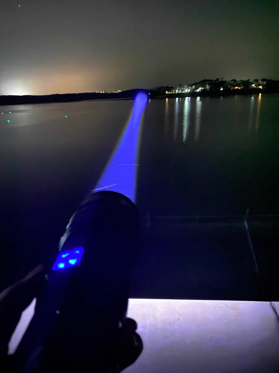 1000000LM Most Powerful LED Flashlight Rechargeable Type-c Flashlight Long Range 6000M Tactical Torch Light For Fishing Hunting