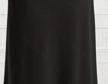 Plus Size 1XL-5XL Pocket A-Line Skirt Women's High Waisted Trendy Knee Length Ladies Clothing Tight Skirt