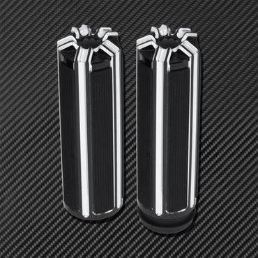1'' Electronic Hand Grips Motorcycle 25mm Throttle Handle Bar Black/Chrome For Harley Softail FXDLS Breakout Touring FLHR Trike