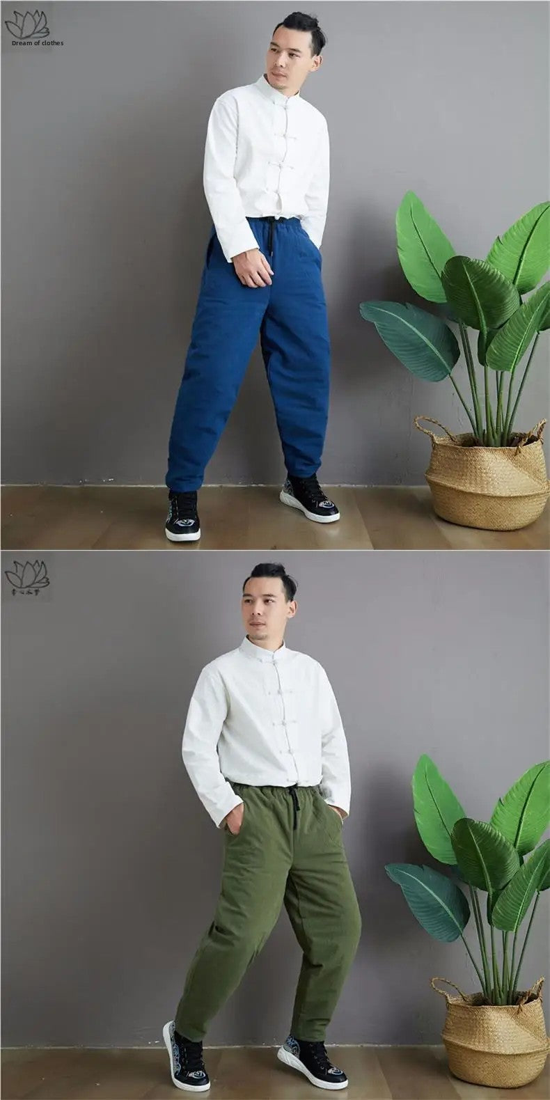 New Arrival Spring Autumn Handmade Cotton Linen Chinese Style Vintage Tang Suit Shirt White Base Layer Monk's Shirt