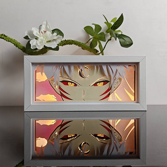 Anime Series Color Paper-Cut Light Remote Control Seven Color Change Party Room Cartoon Decoration Night Light