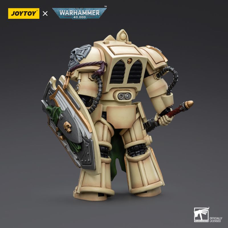 JOYTOY Warhammer 40K Dark Angels Deathwing Knight com Maça da Absolvição 1 Boneco de Ação 1:18, Presente de Modelo para Coleção