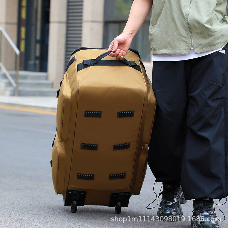 KLQDZMS Multifunctional Backpack Men's Travel Backpack Oversized Capacity Clothing Organizer Bag Travel Bag Shoulder Bag