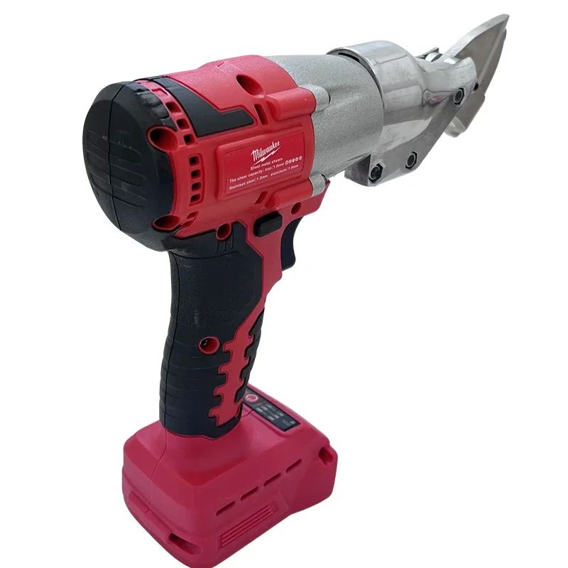 Tesoura de Metal sem Fio Milwaukee Tesoura Elétrica de Metal com Velocidade Variável Versátil Motor sem Escova de 800W Bateria de 18V para Aço Carbono