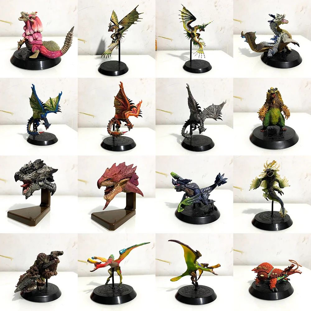 Monster Hunter World Boneco Plus Todos os Dragões Rathalos Nergigante Nargacuga Zinogre Kushala Daora Xenojiiva Boneco Modelo Brinquedos de Presente