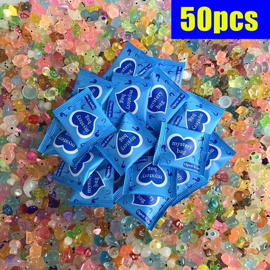 Glow in the Dark Mini Resin Animals & Mushroom Blind Bags Fairy Garden Decor, Micro Landscape, Birthday Gift Surprise wholesale