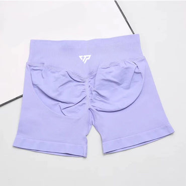 Women's High-quality Sports Stretch Fitness Shorts Peach Belly Yoga Training Running Pilates Tight Yoga Shorts