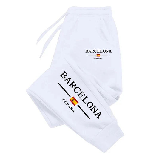 Mens Sweatpants Popular City Printing Pants Outdoors Sports Daily Casual Tracksuit Trousers Jogging Man Pants Street