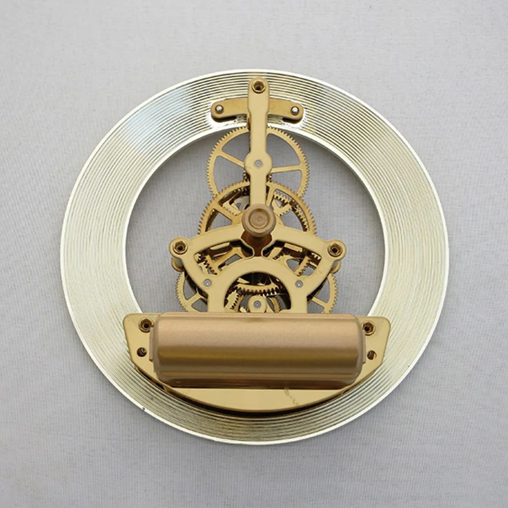 DIY Creative Mechanical Clock Ornament Frameless Metal Skeleton Clock Movement Home Silent Clock Living Room Office Decoration