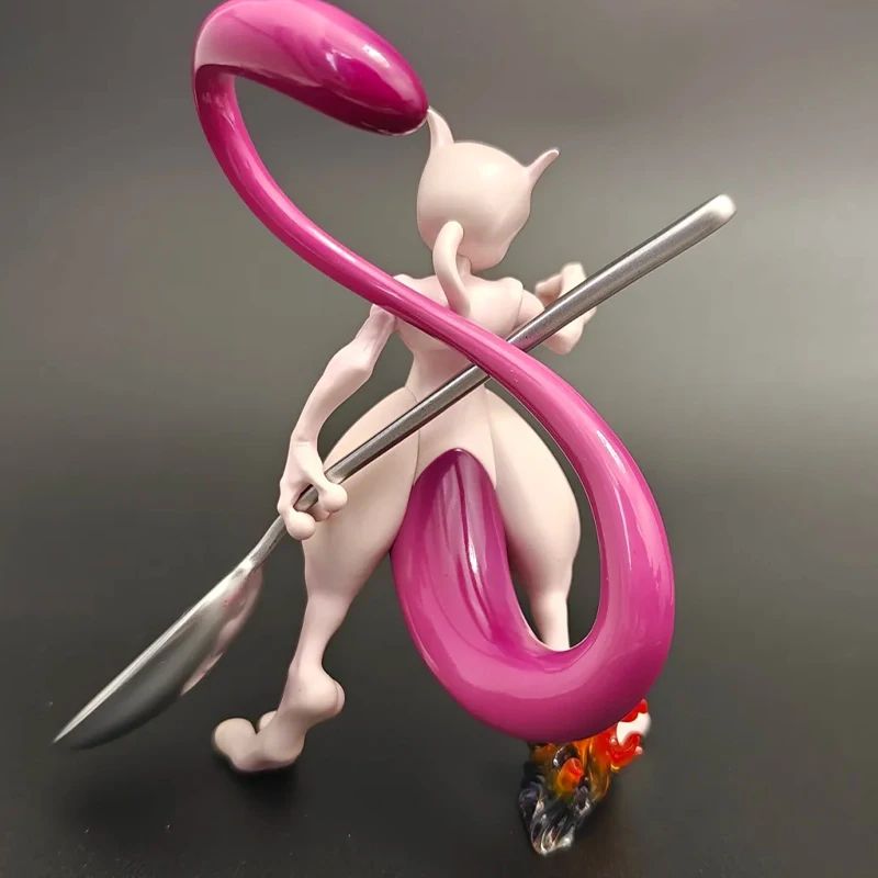 Figura de Mewtwo 10cm Pokémon Anime Modelo Figura Adorável PVC Coleção Decoração de Mesa Melhor Presente para Crianças