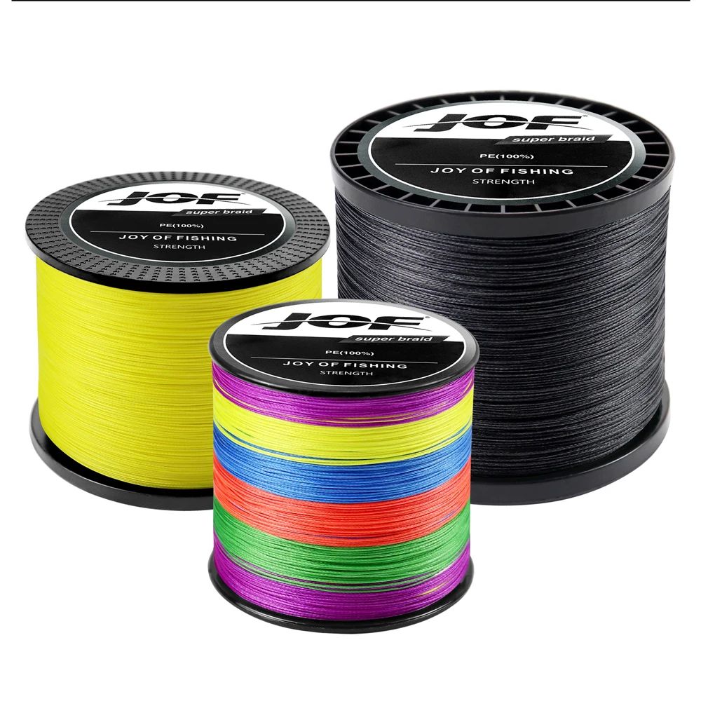 Linha de Pesca Trançada JOF Sea Fishing Forte PE X12 300M 500M 1000M 12 Fios 33lb~149.9LB Linha de Pesca Original