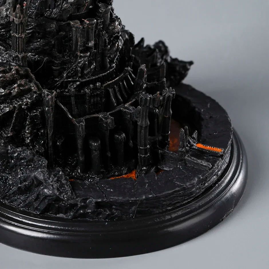 Barad-dûr Torre Olho de Sauron PVC Figura Modelo Boneco Brinquedo Colecionáveis Figuras