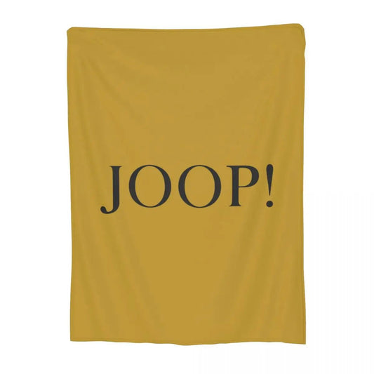 Fashion Joop Logo Soft Warm Flannel Throw Blanket for Bed Living Room Picnic Travel Home Couch Cozy Bedding