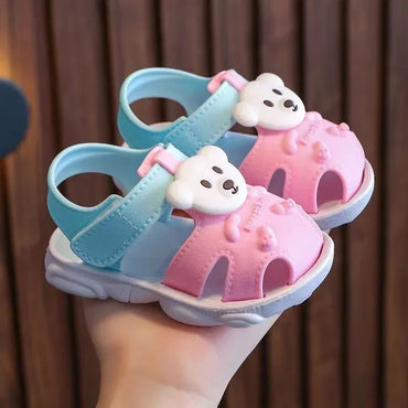 Summer Baby Boys Girls Sandals Children Beach Sandals Cartoon Infant Toddler Shoes Comfortable Soft Sole Kids Shoes 1-3 Years