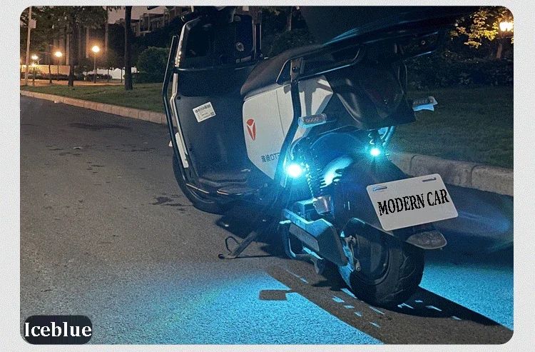 Wireless Remote LED Strobe Light 8 Colors USB Rechargeable Car Motorcycle Bike Aircraft Warning Anti-collision Flashing Lamp