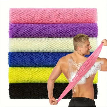 3/1 Pcs Exfoliating African Net Bath Sponge Washcloth Double Side Loofah Towel ack Shower Scrubber for Smooth Skin Bath Supplies